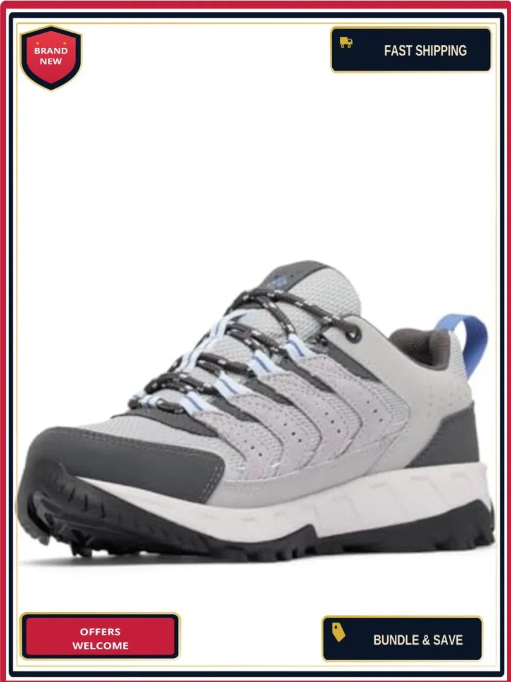 Columbia Strata Trail Low Waterproof Hiking Shoes Women Suede Leather